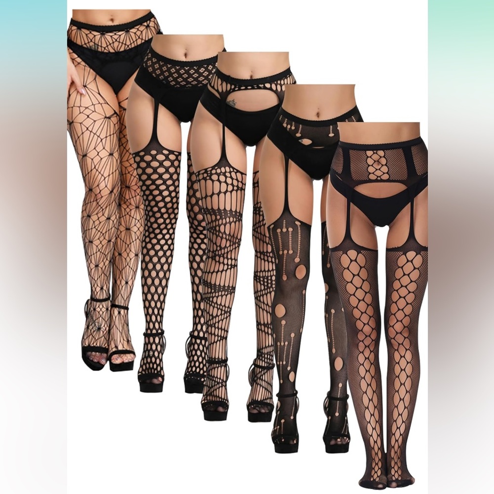5 pair stockings